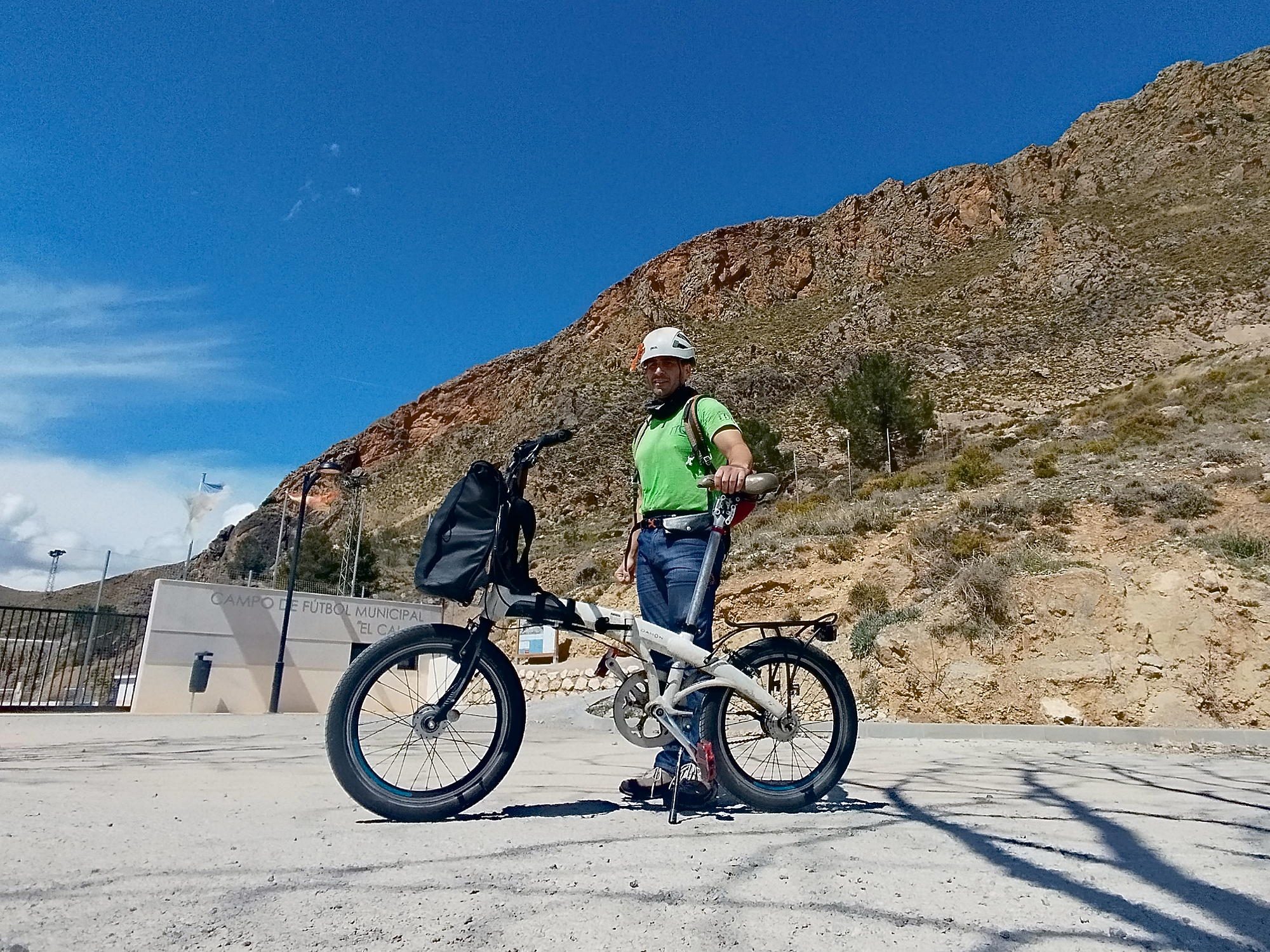 Foto Ferrata de la Araña (llegada en bici)
